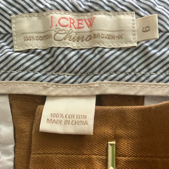 J. Crew Chino Broken-In Women's Size 6 100% Cotton Shorts. - Picture 6 of 12